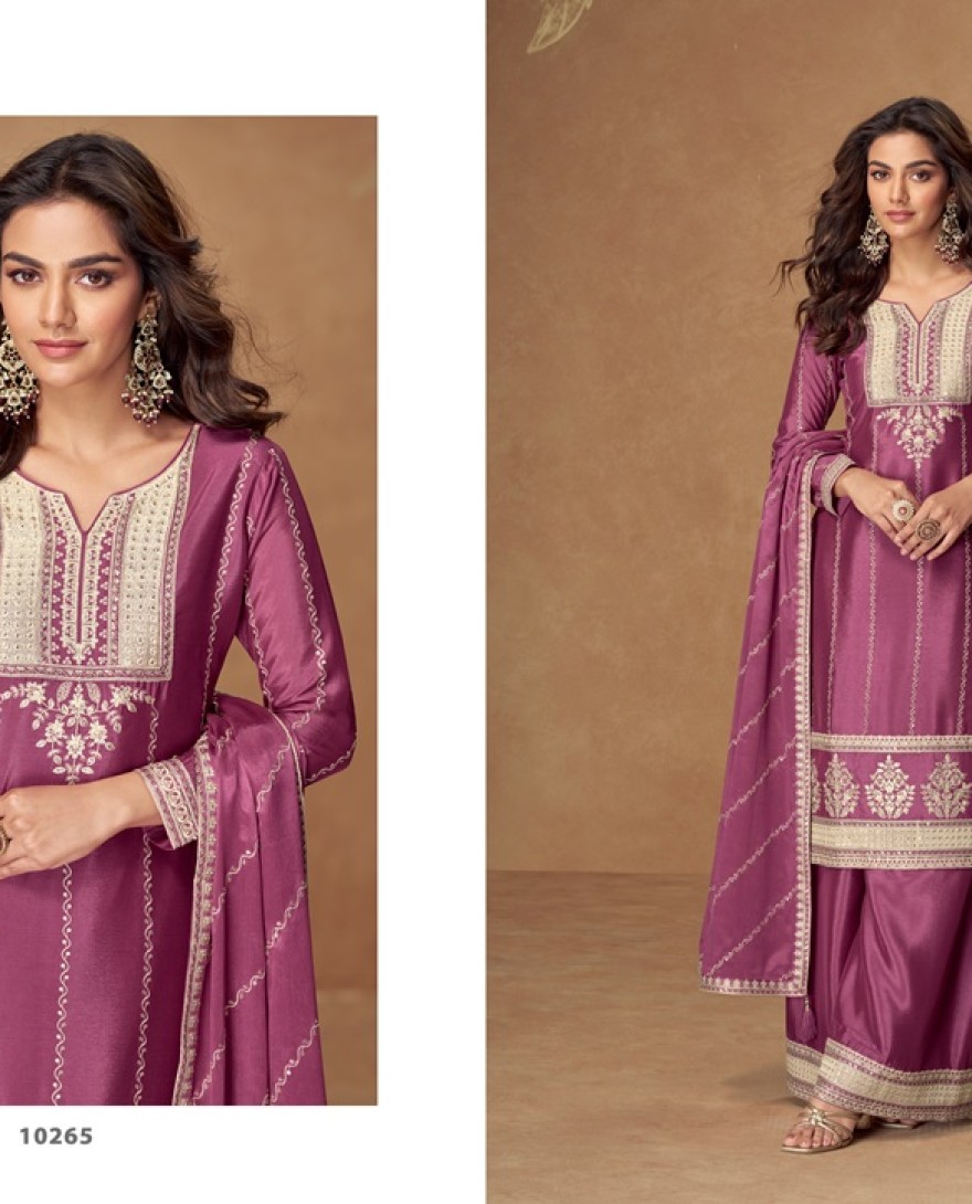 10265-pink - “Royal Radiance suit in Magenta”